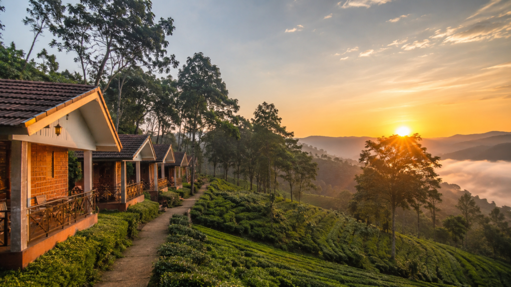 Stays in Chikmagalur with view of coffee estates and Western Ghats