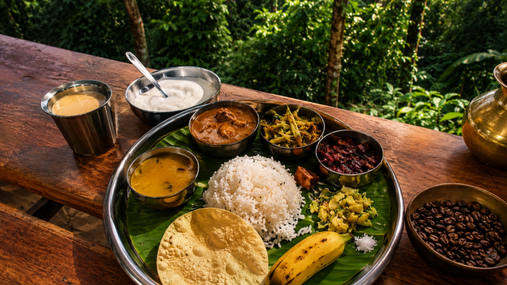 Homestay in Chikmagalur with food and coffee estate view