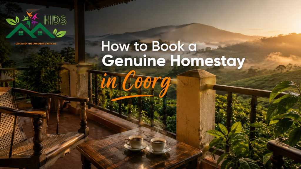 verified homestay in Coorg booking checklist 2026